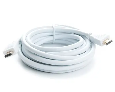 HDMI 1.4 prepojovací kábel biely 10m