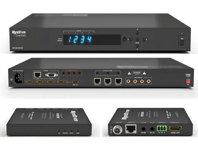 Wyrestorm 4K 4x4 HDBaseT Matrix s prijímačmi