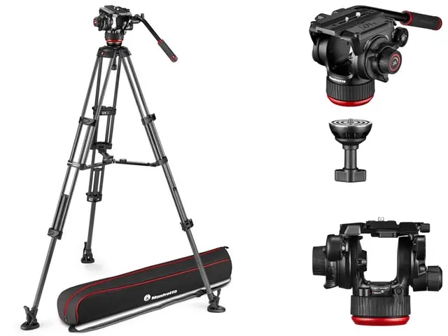 Manfrotto 504X + Alu Twin tripod MS