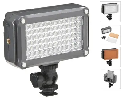 F&V K480 LED videosvetlo + adaptér