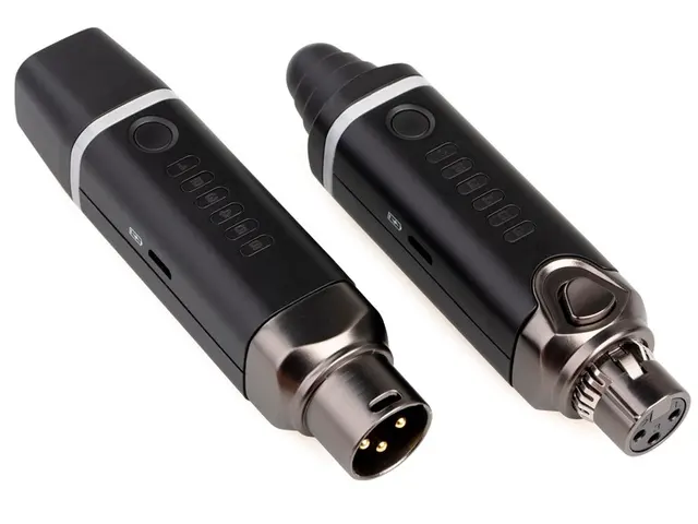 AV XLR audio vysielač a prijímač 2.4GHz