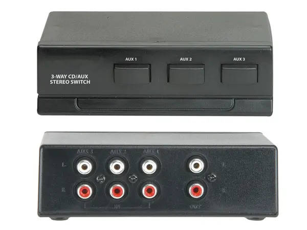 stereo audio prepínač