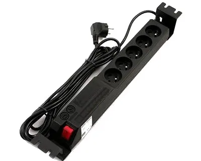 Vertx prepäťová ochrana, rack 19", 5x zásuka, 3m