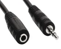 kábel 3.5mm stereo jack 10m M/F
