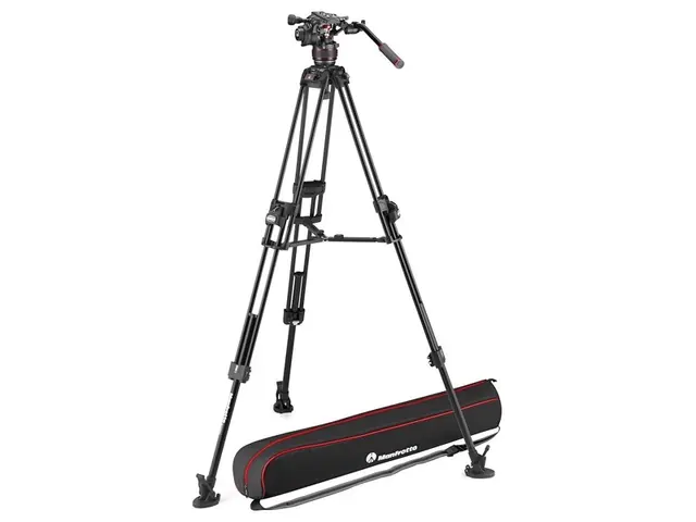 Manfrotto 608 + 645 Fast Twin Alu Tripod